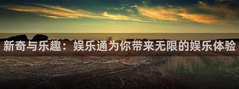 jjb竞技宝app：新奇与乐趣：娱乐通为你带来无限的娱乐体验
